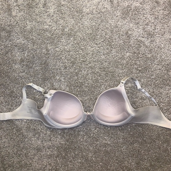 Warners Cream Floral Nylon Padded bra size 34C - Picture 7 of 9